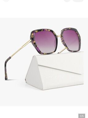 🆕 Purple Tortoiseshell Gradient Lens Women's Sunglasses